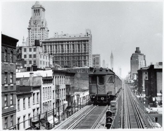 The Third Avenue El was part of New York life for decades.